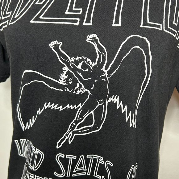 Led Zepplin Black & White Band Tee - United States of America 1977 - Picture 4 of 5